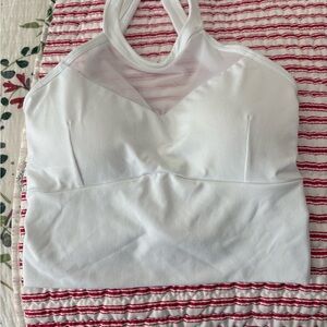 Women's White Halter Bralette